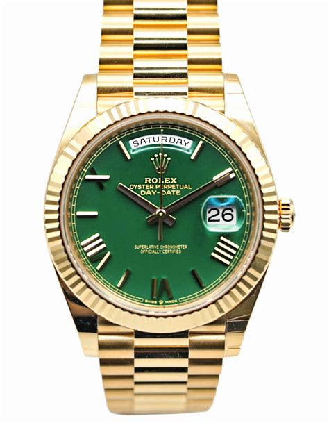 rolex day date verde prezzo|buy rolex day date.